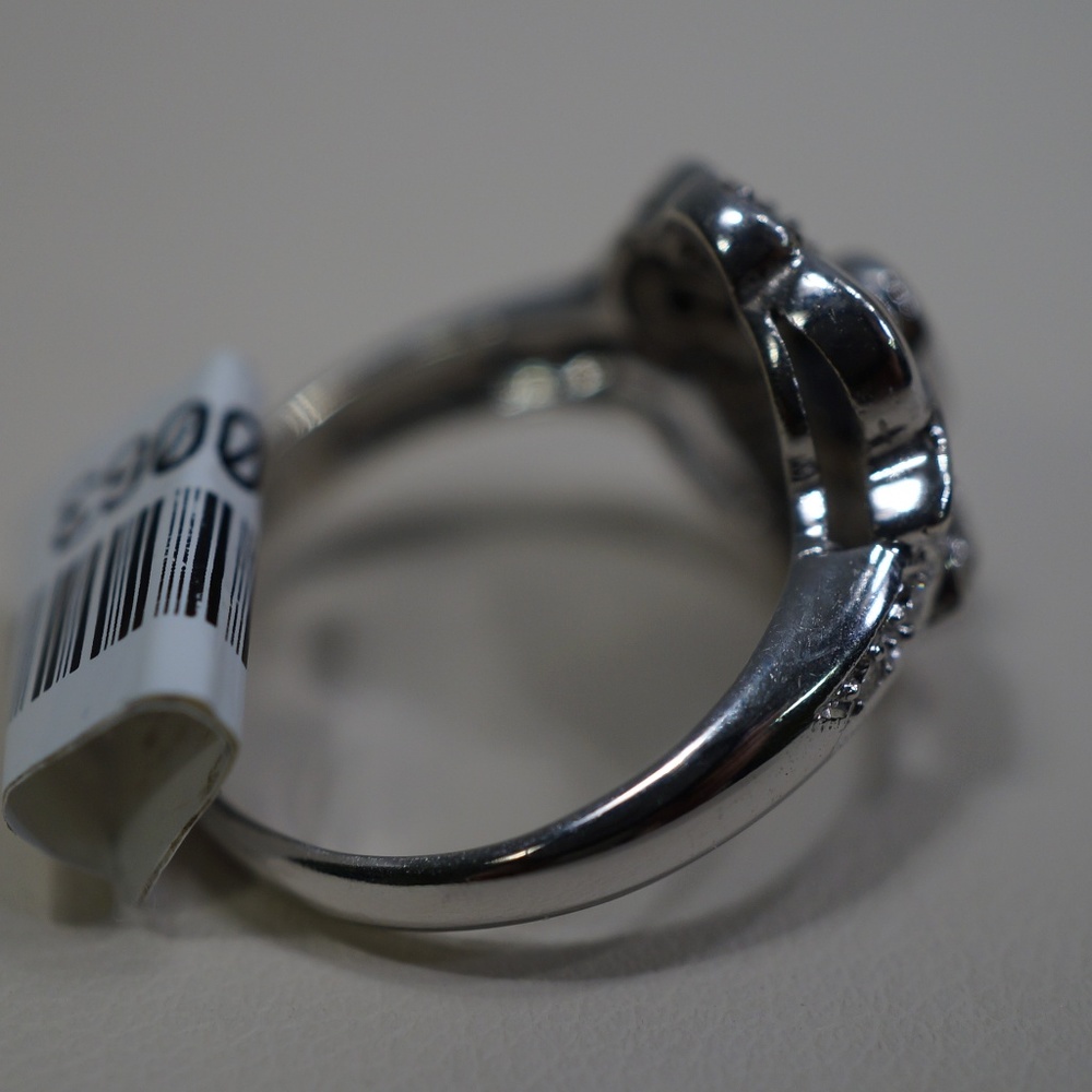 14KW Gold Genuine Sapphire & Diamond Ring - Picture 5 of 7
